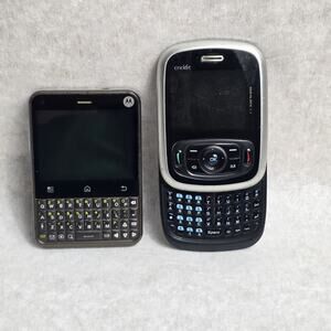 VTG Assorted Retro Phones (Motorola, Cricket ) Lot of 2